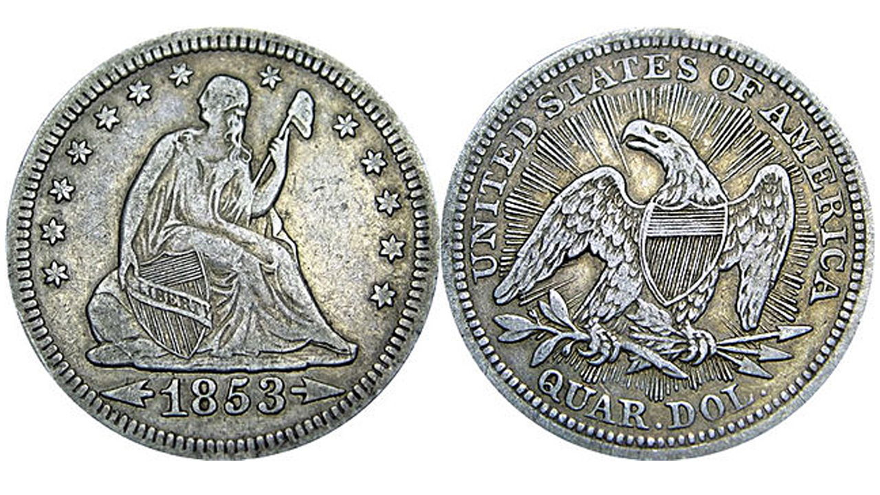 1853 Liberty Seated Arrows