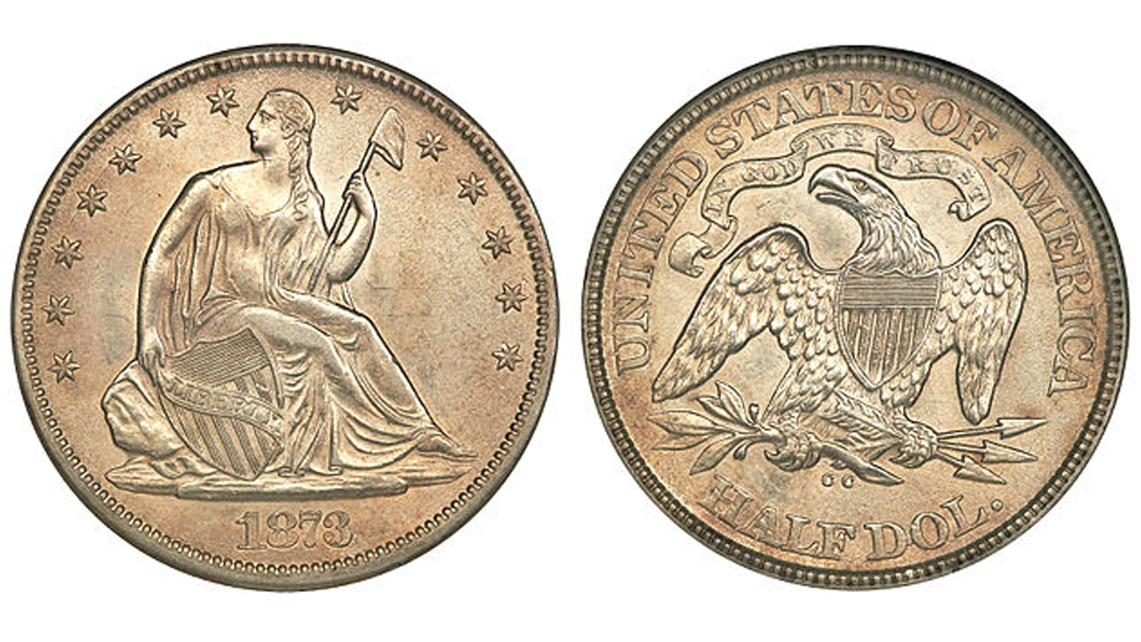 1873-CC Liberty Seated No Arrows