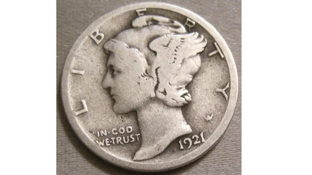 1921-D Mercury Dime