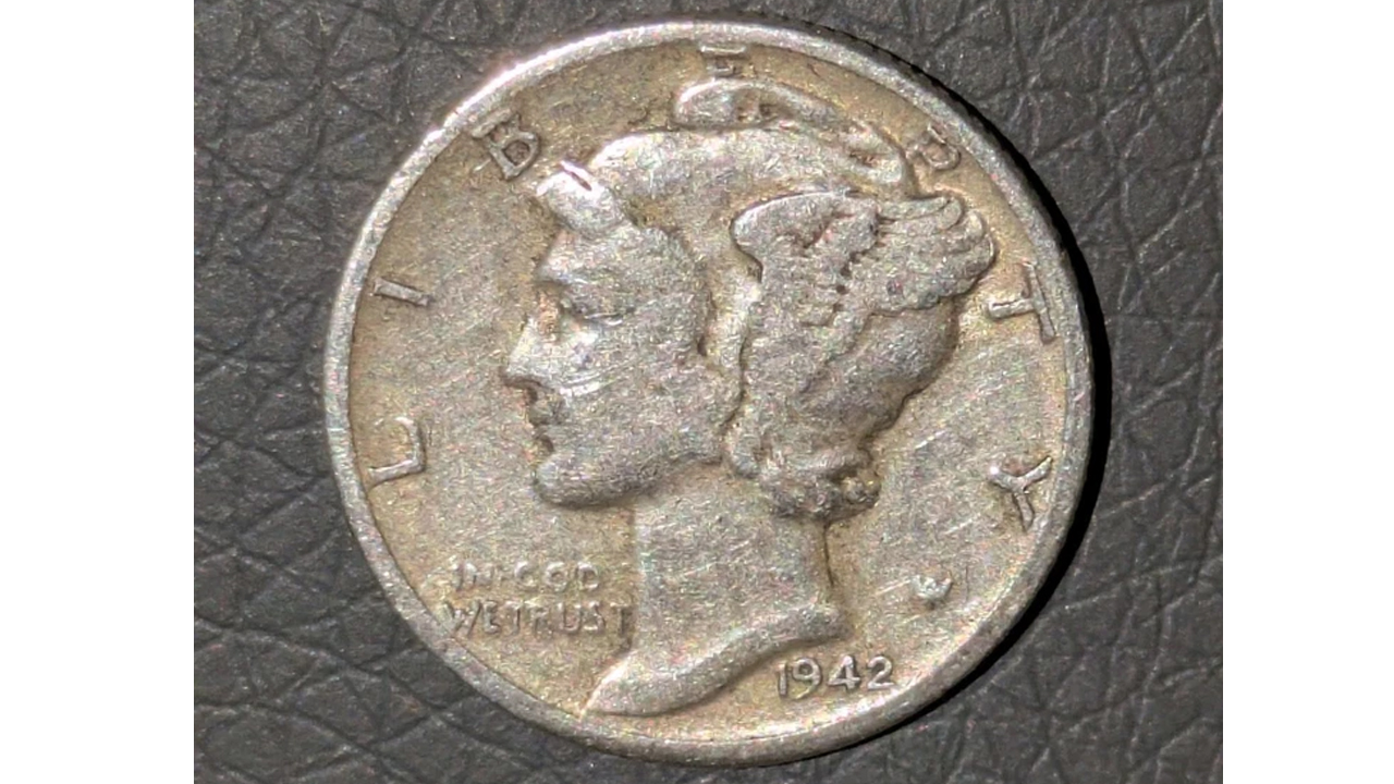 1942 1D Mercury Dime