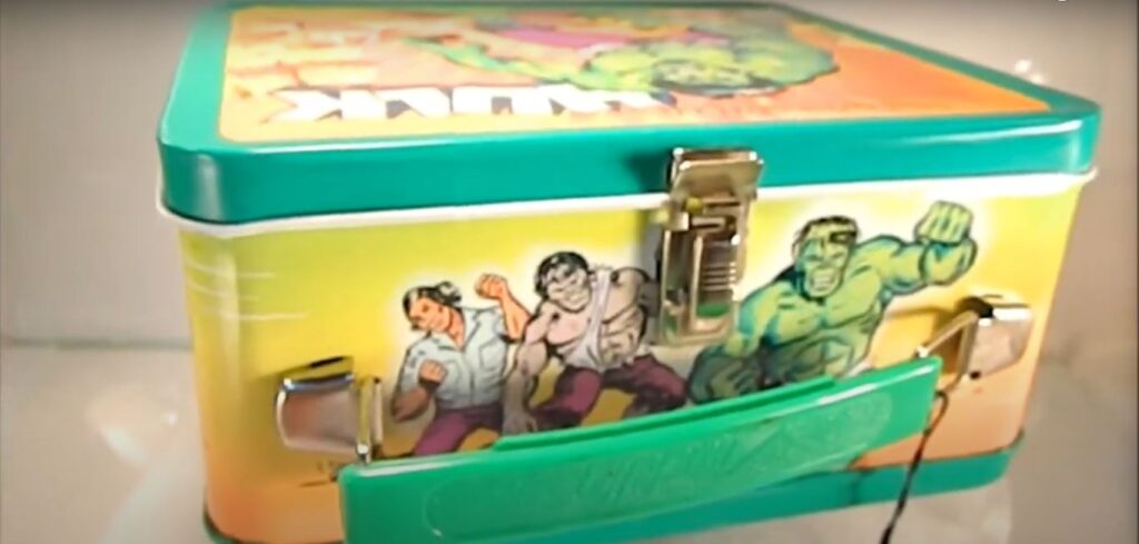 The Incredible Hulk” Metal Lunchbox
