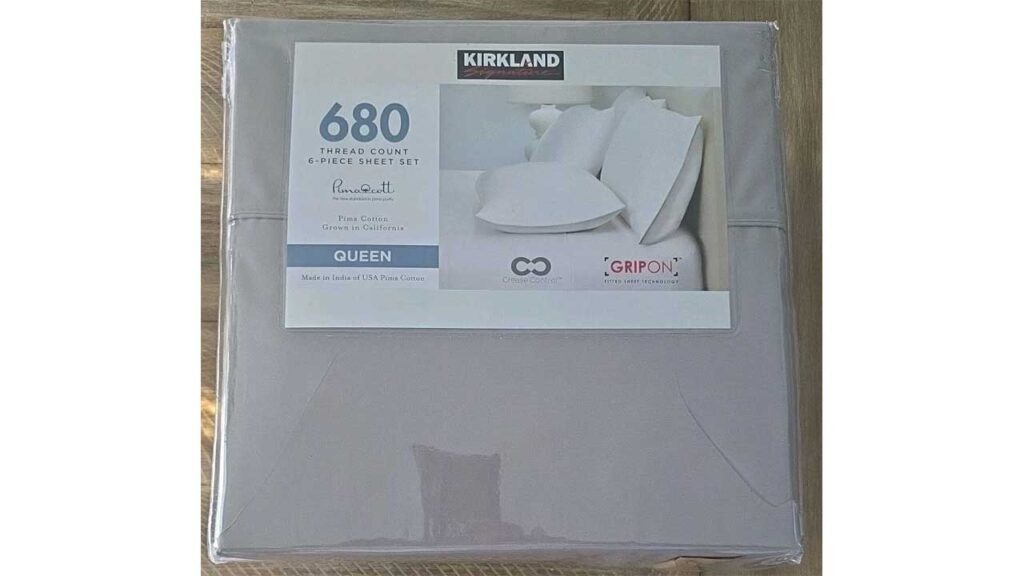 Kirkland Signature 680 Thread Count Sheet Set
