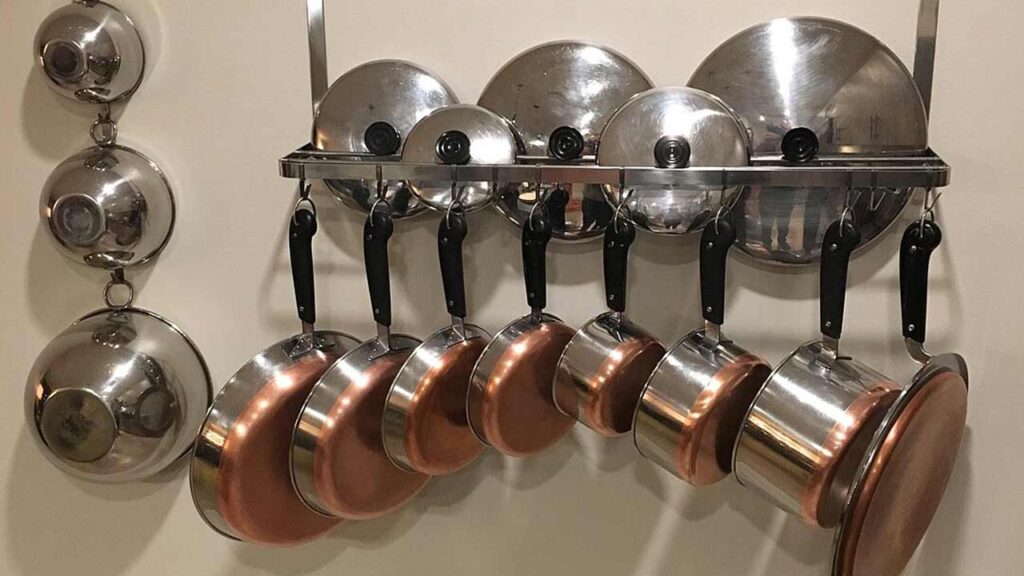 Revere Ware Copper-Bottom Pots