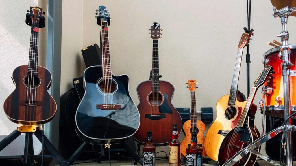 Vintage Instruments from a Touring Band
