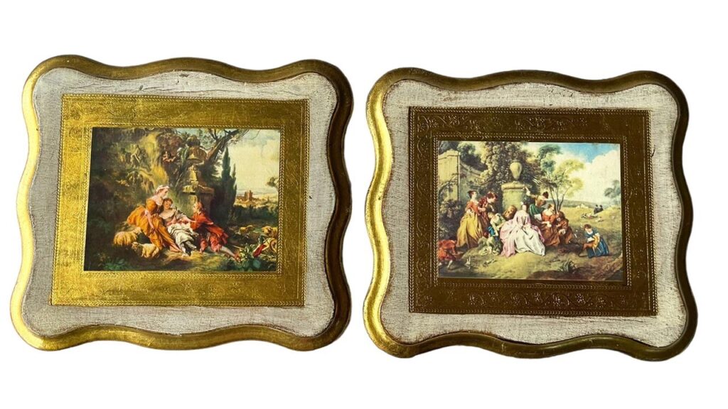 Vintage Italian Florentine Gilded Wood Wares