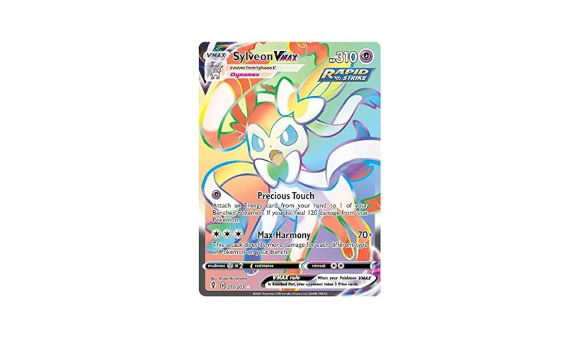 6. Sylveon V (Evolving Skies)