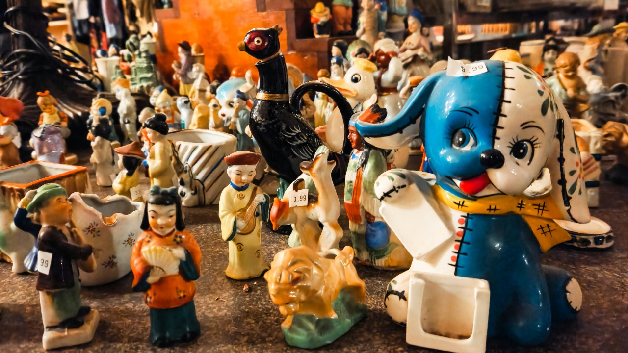 A bunch of figurines that are on the ground — Zoshua Colah