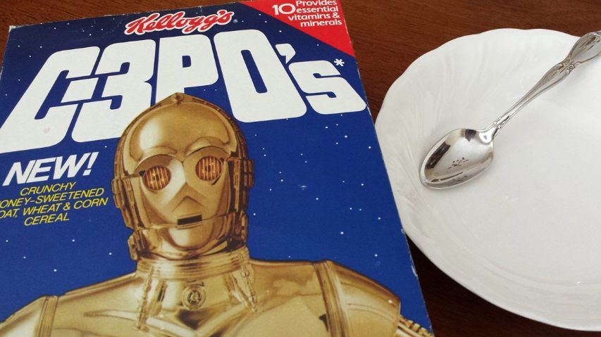 1979 Star Wars C-3PO's Cereal Box
