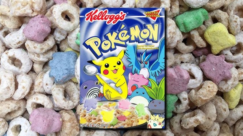 1996 Pokémon Cereal Box