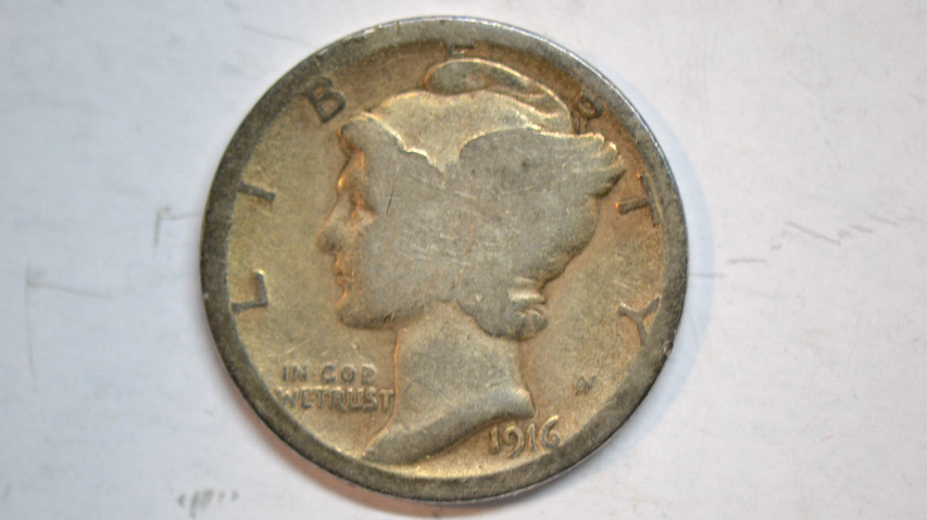 1916-D Mercury Dime