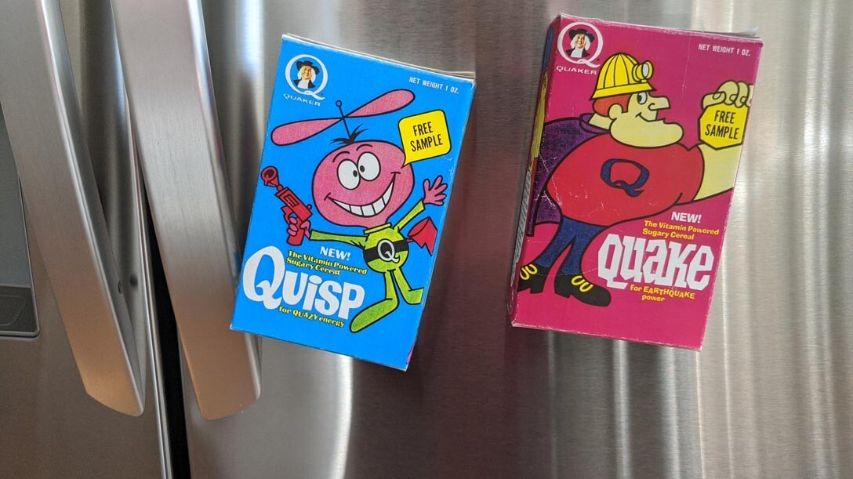 1964 Quisp and Quake Dual Release Box