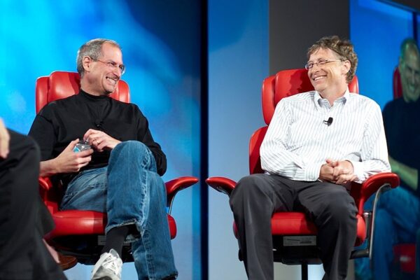 Image Credit: Steve Jobs and Bill Gates – CC BY 2.0/Wiki Commons.