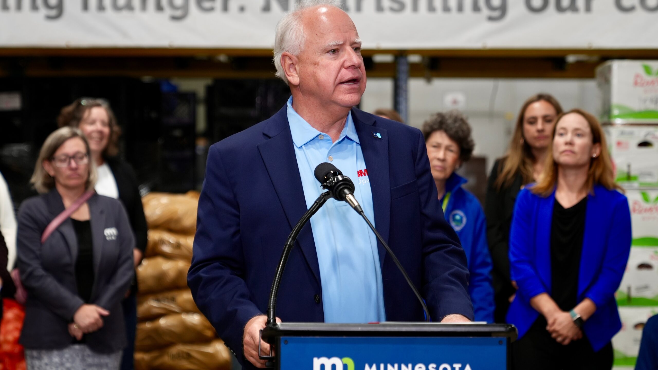 Tim Walz and Climate Solutions Grant in Minnesota on July 23, 2024