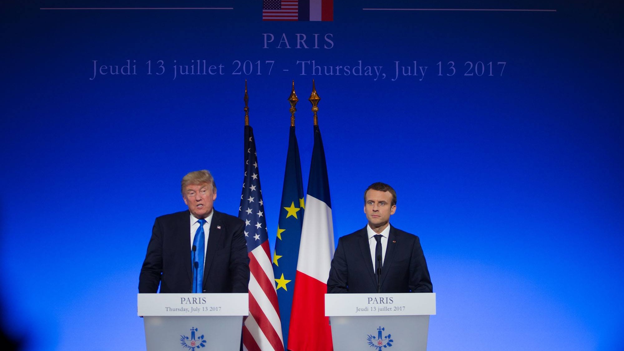 Trump and Macron July 2017