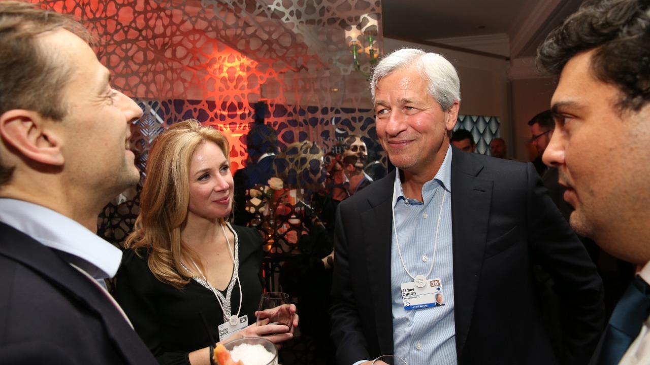 Becky Quick and Jamie Dimon (24493759992)