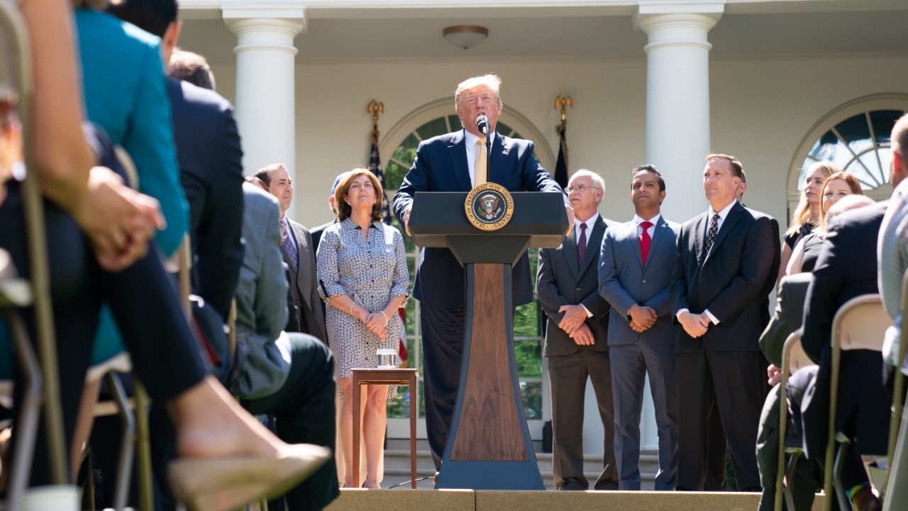 President Trump Delivers Remarks on Expanding Healthcare Coverage Options (48063806696)