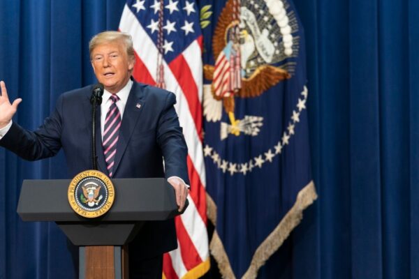 President Trump at the Summit on Transforming Mental Health Treatment (49248712961)