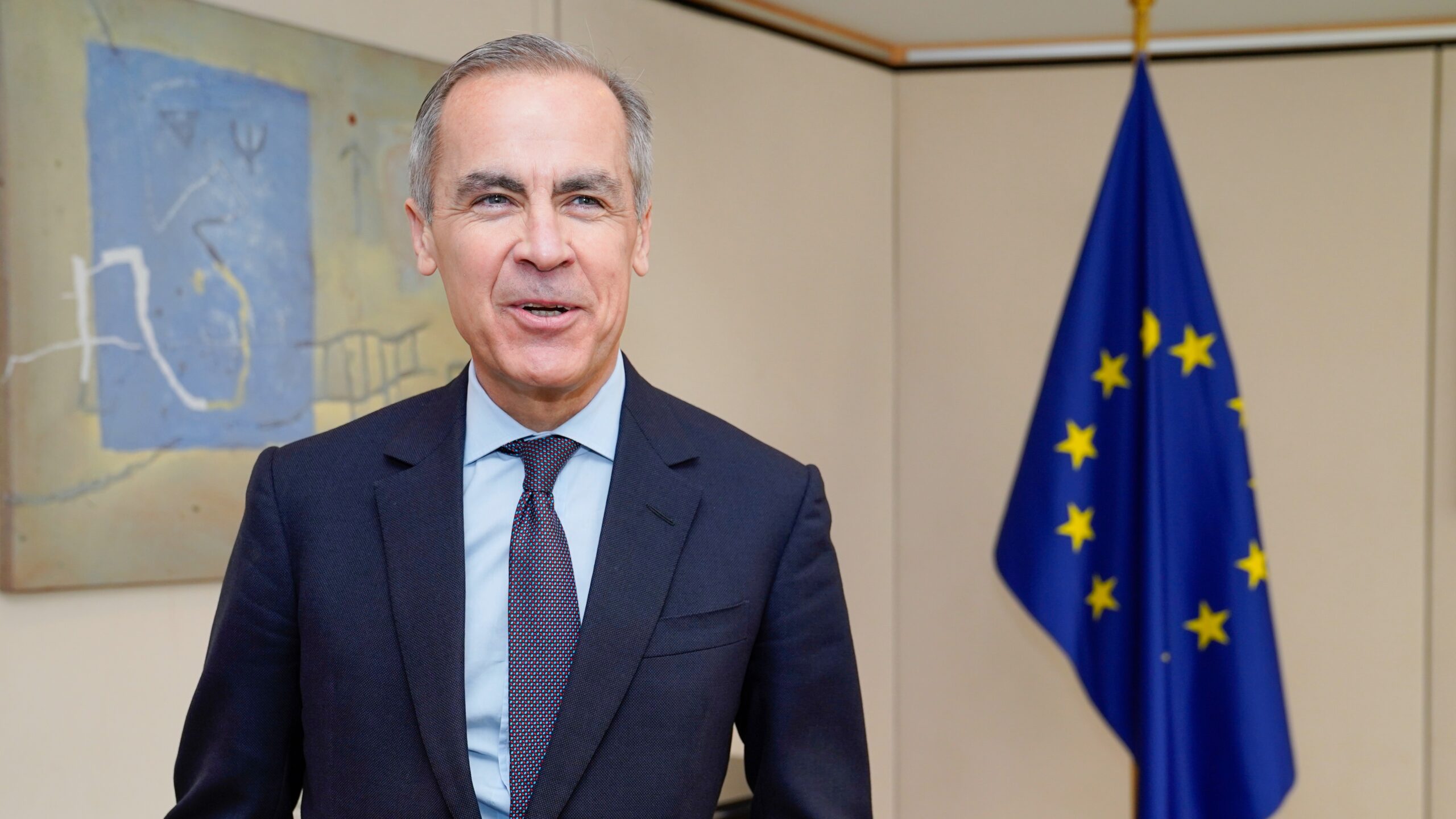 David Sassoli, EP President meets with Mark Carney, Governor of the Bank of England 01