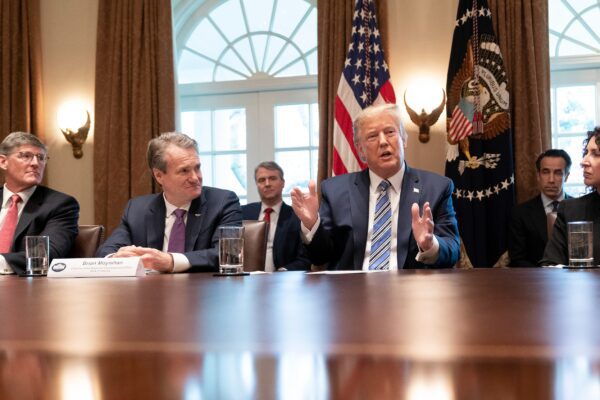 President Trump Meets with Banking Leaders (49649790176)