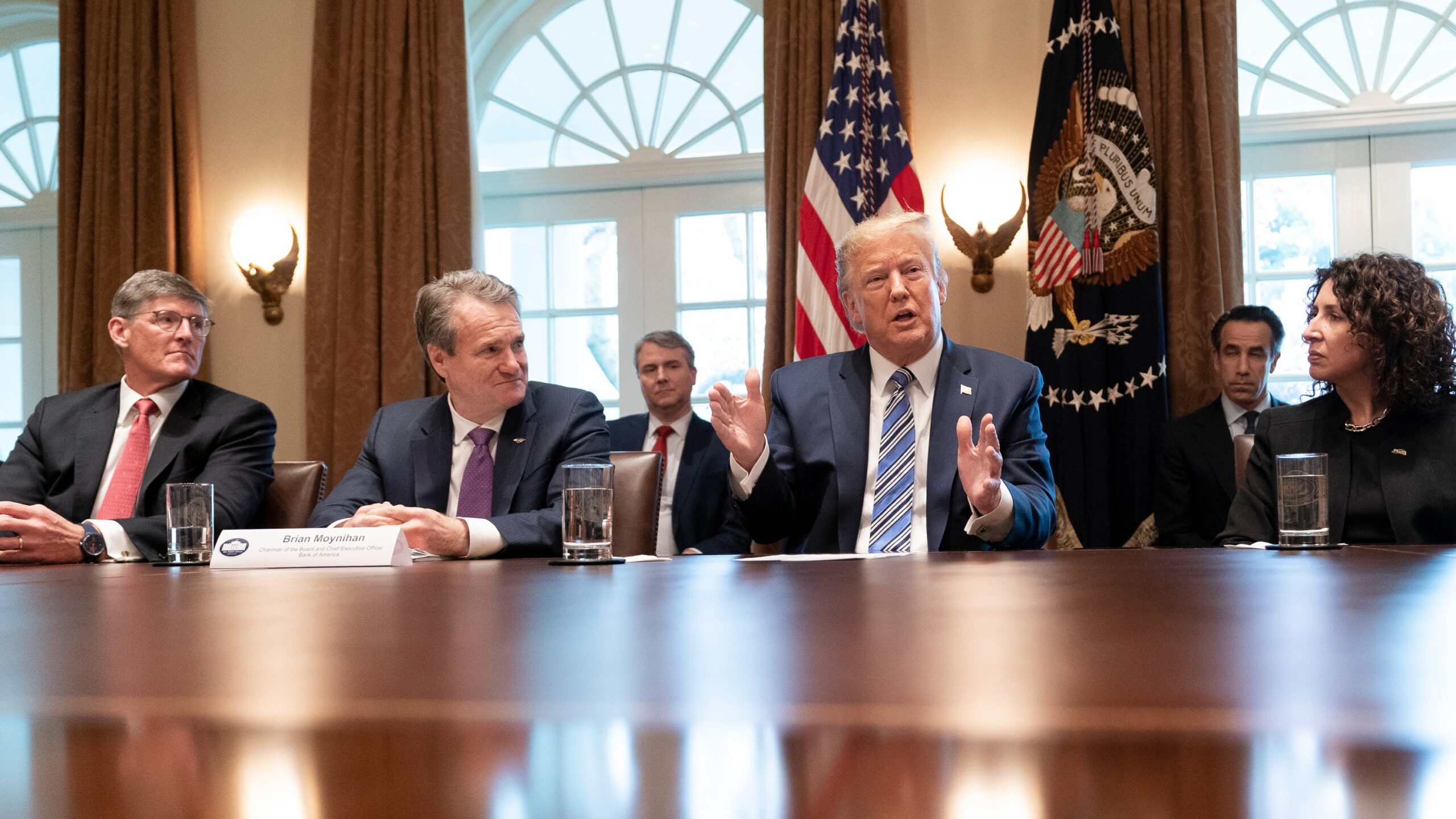 President Trump Meets with Banking Leaders (49649790176)