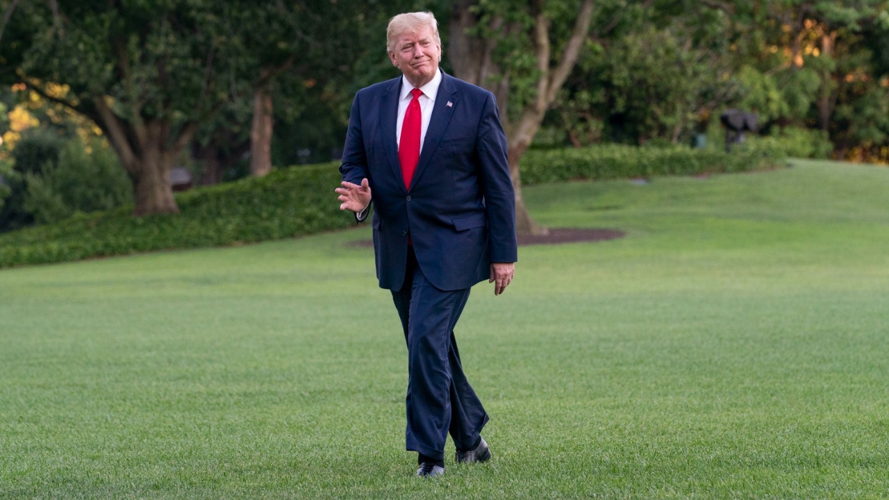 President Trump Returns from South Korea (48170582097)