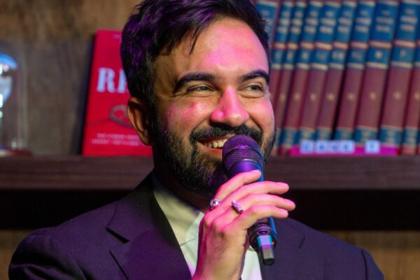 Zohran Mamdani at Caveat 5.25.25