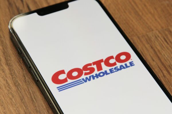 a close up of a cell phone on a table
