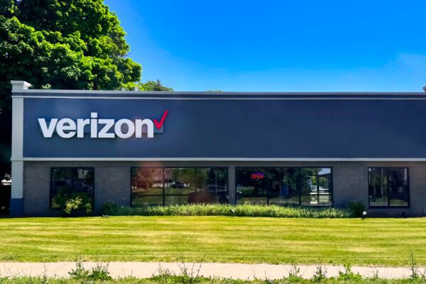 A modern Verizon retail store in Burlington, Vermont
