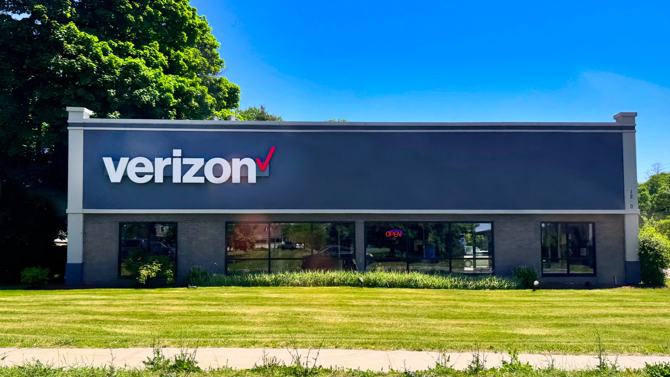 A modern Verizon retail store in Burlington, Vermont