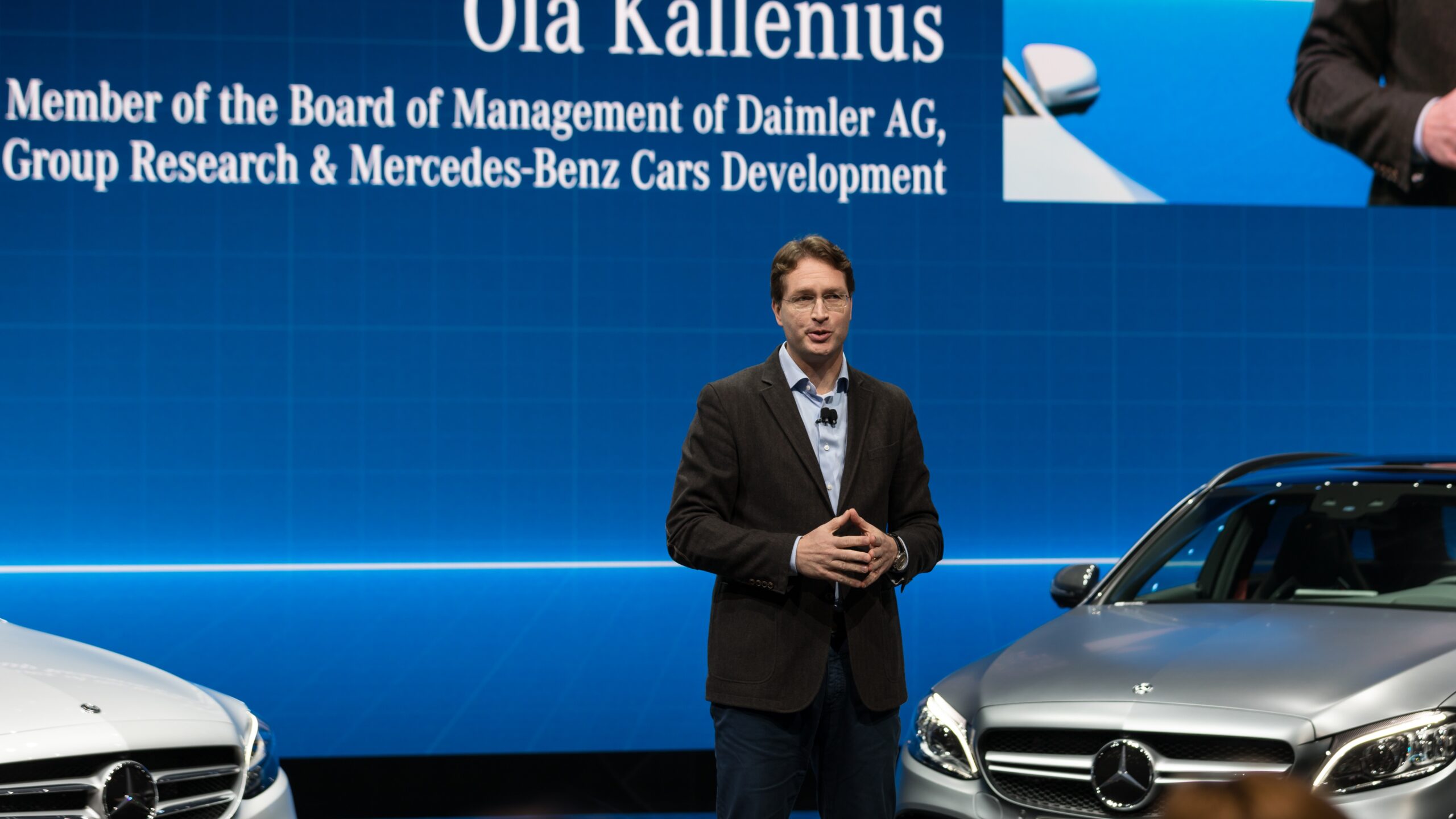 Daimler press conference, GIMS 2018, Le Grand