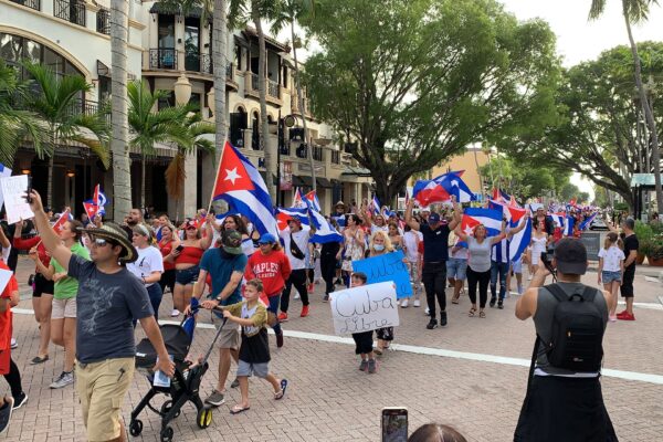 2021 Cuban government protest in Naples Florida