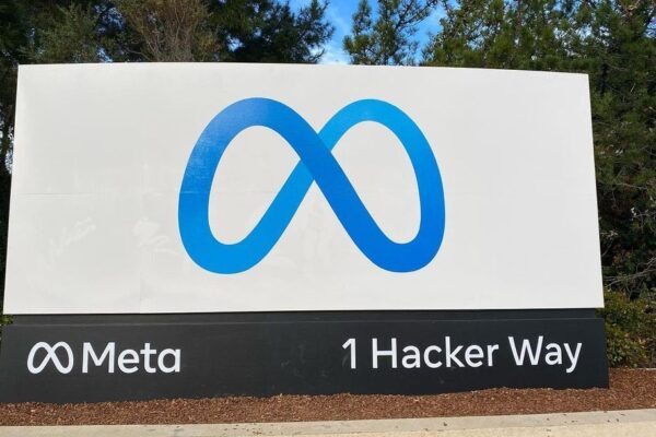 Meta Headquarters Sign