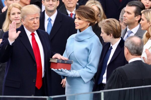 Donald Trump swearing in ceremony