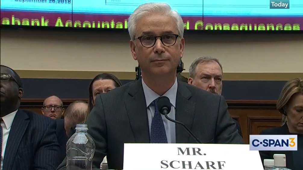 Charles Scharf Testifying Before the House Financial Services Committee