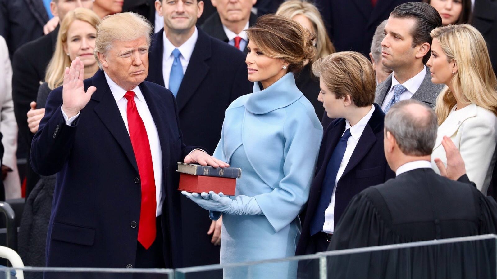 Donald Trump swearing in ceremony