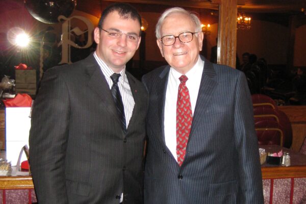 Warren Buffett with Fisher College of Business Student