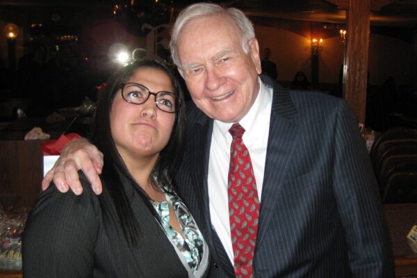 Warren Buffett with Fisher College of Business Student