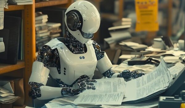 Robot sorting and analyzing documents