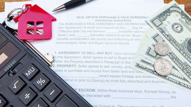 real estate purchase buying contract agreement