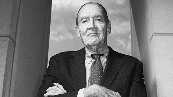 Photo of a John C. Bogle