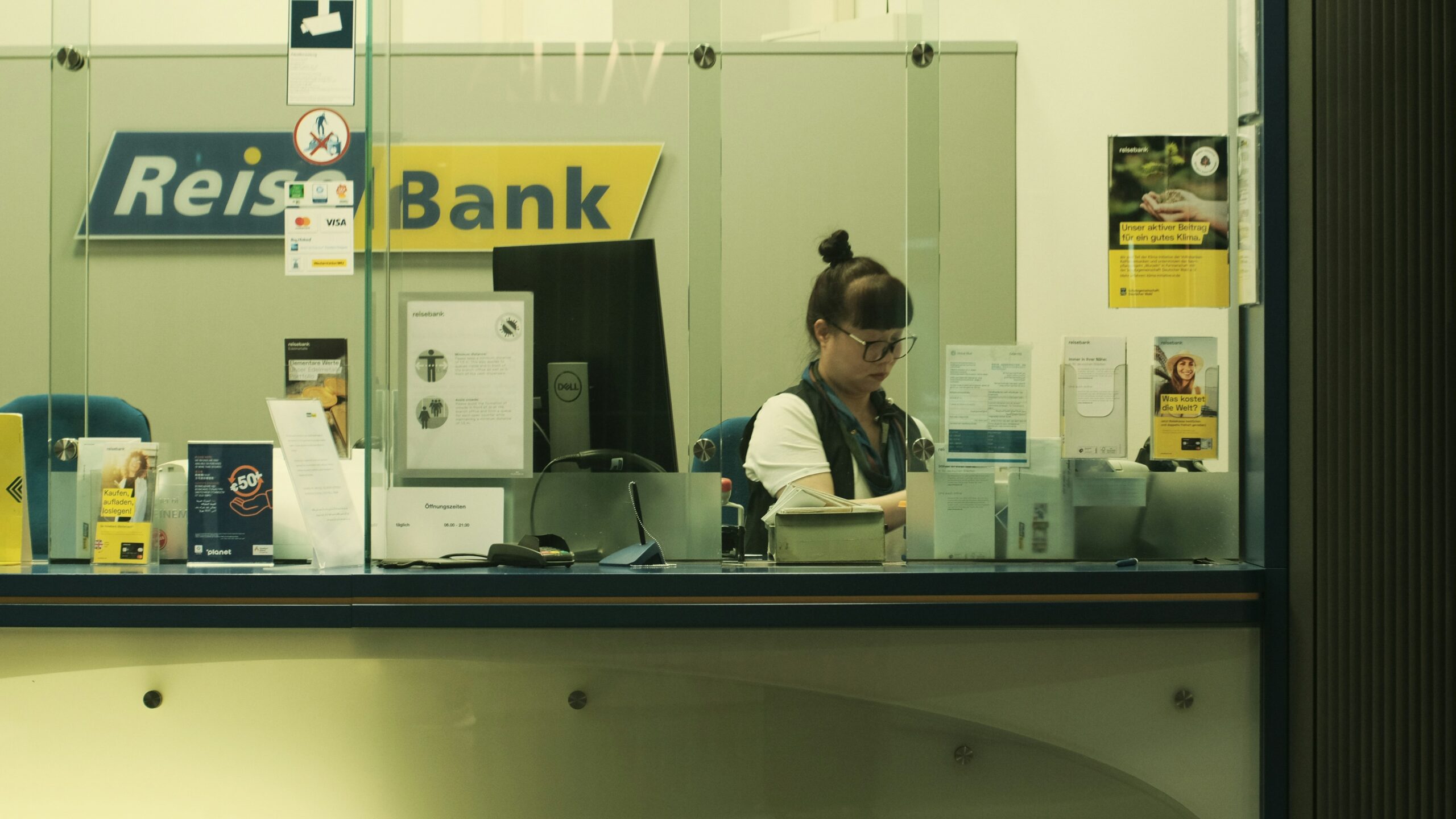 a man sitting at a desk