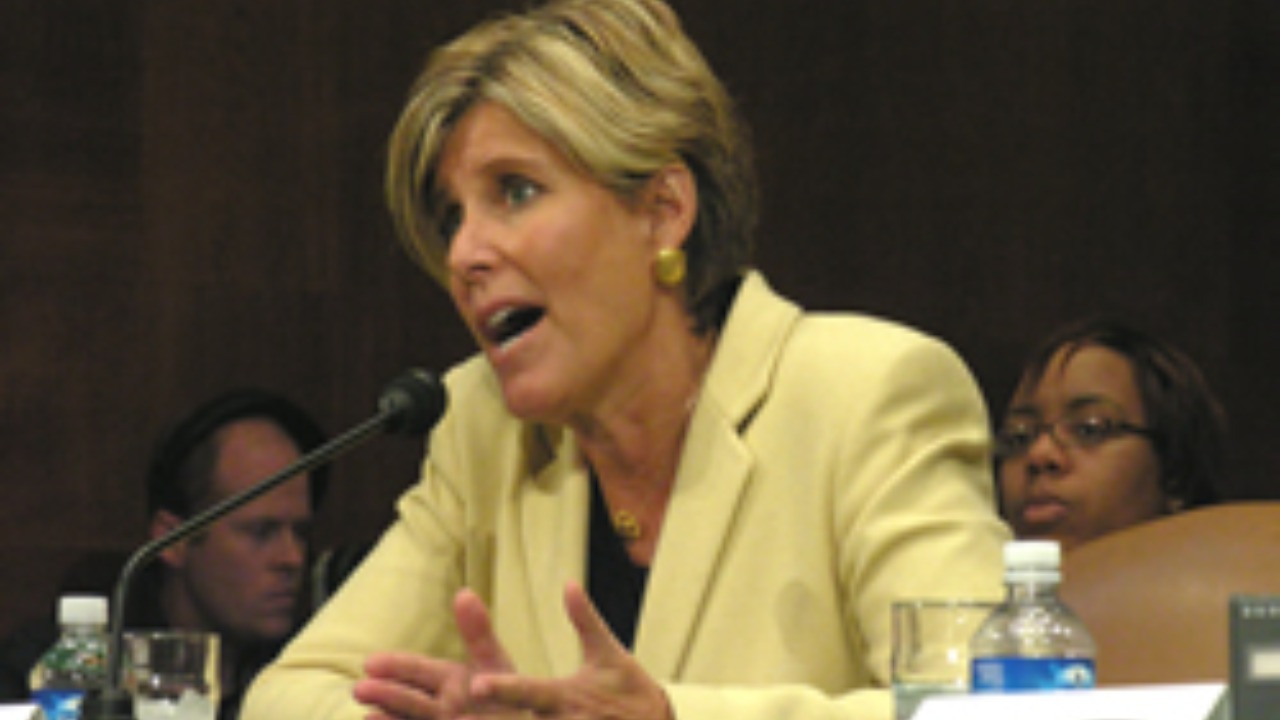 Suze Orman Senate Committee