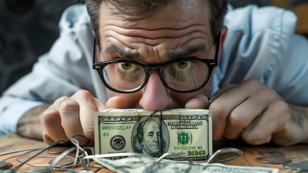 A Mans Obsession with Money Caught in a Tangle of Cash and Cords