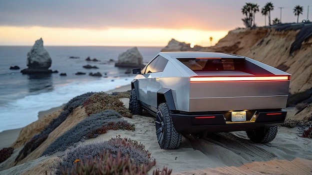 Cyber truck Tesla Tesla concept car photo