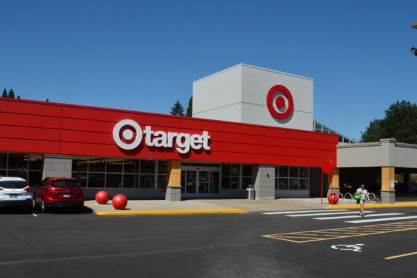 Cedar Mill Target store in former Bales Thriftway building, July 2022