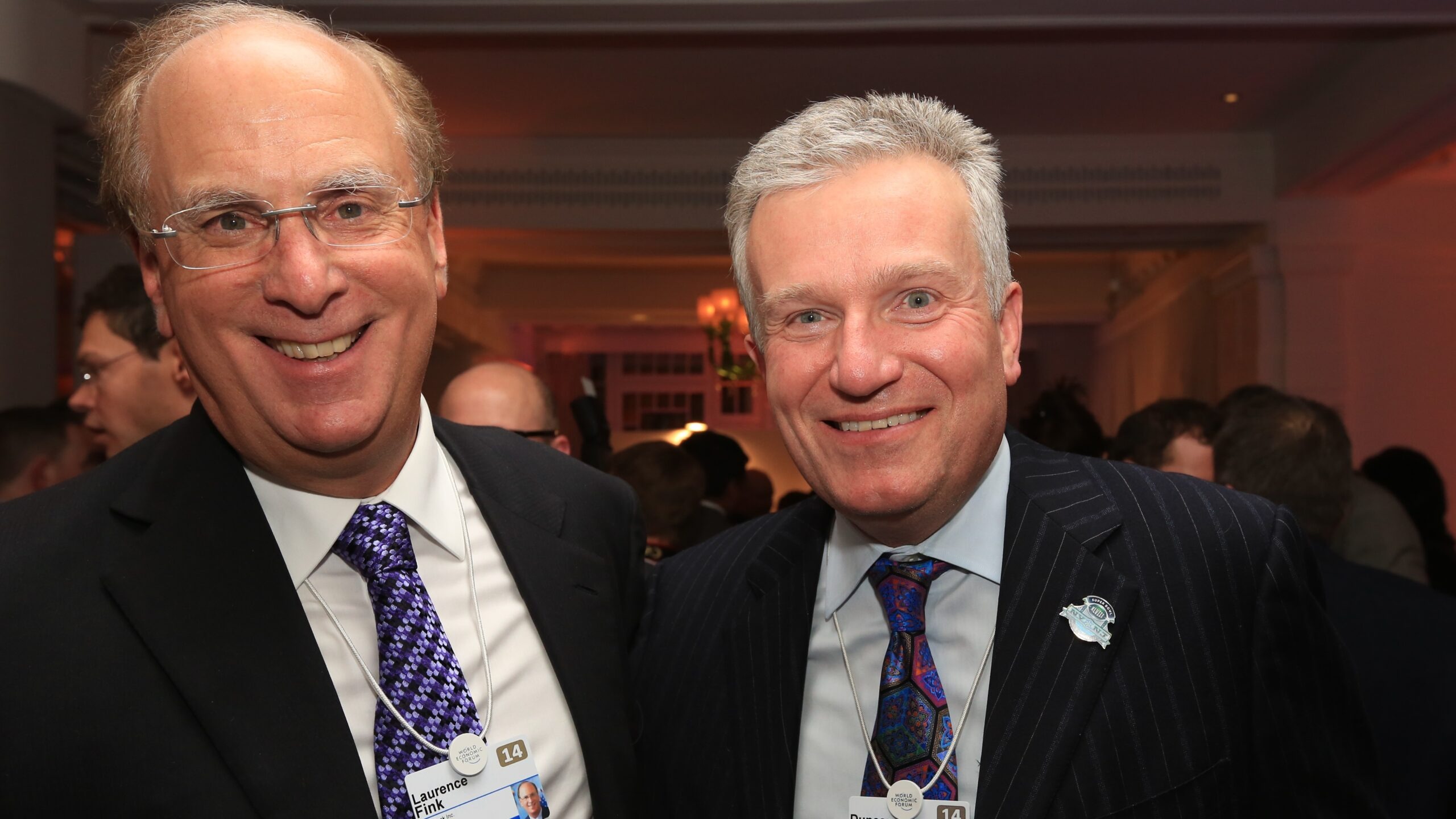 Larry Fink and Duncan Niederauer FT CNBC Nightcap 2014