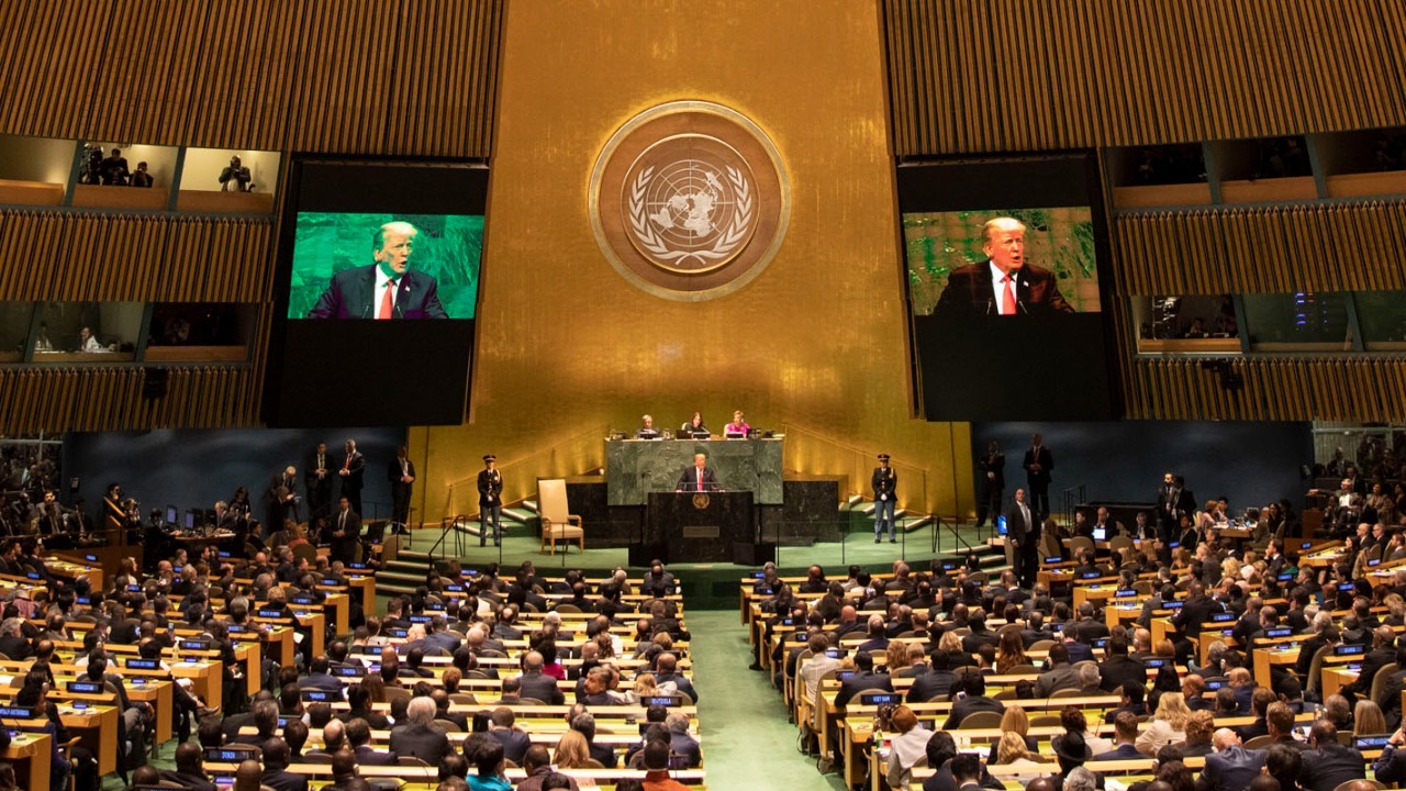 President Donald J. Trump at the United Nations General Assembly (44910493371)