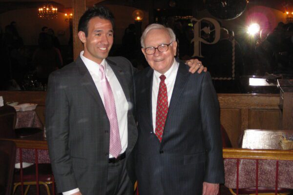Warren Buffett with Fisher College of Business Student