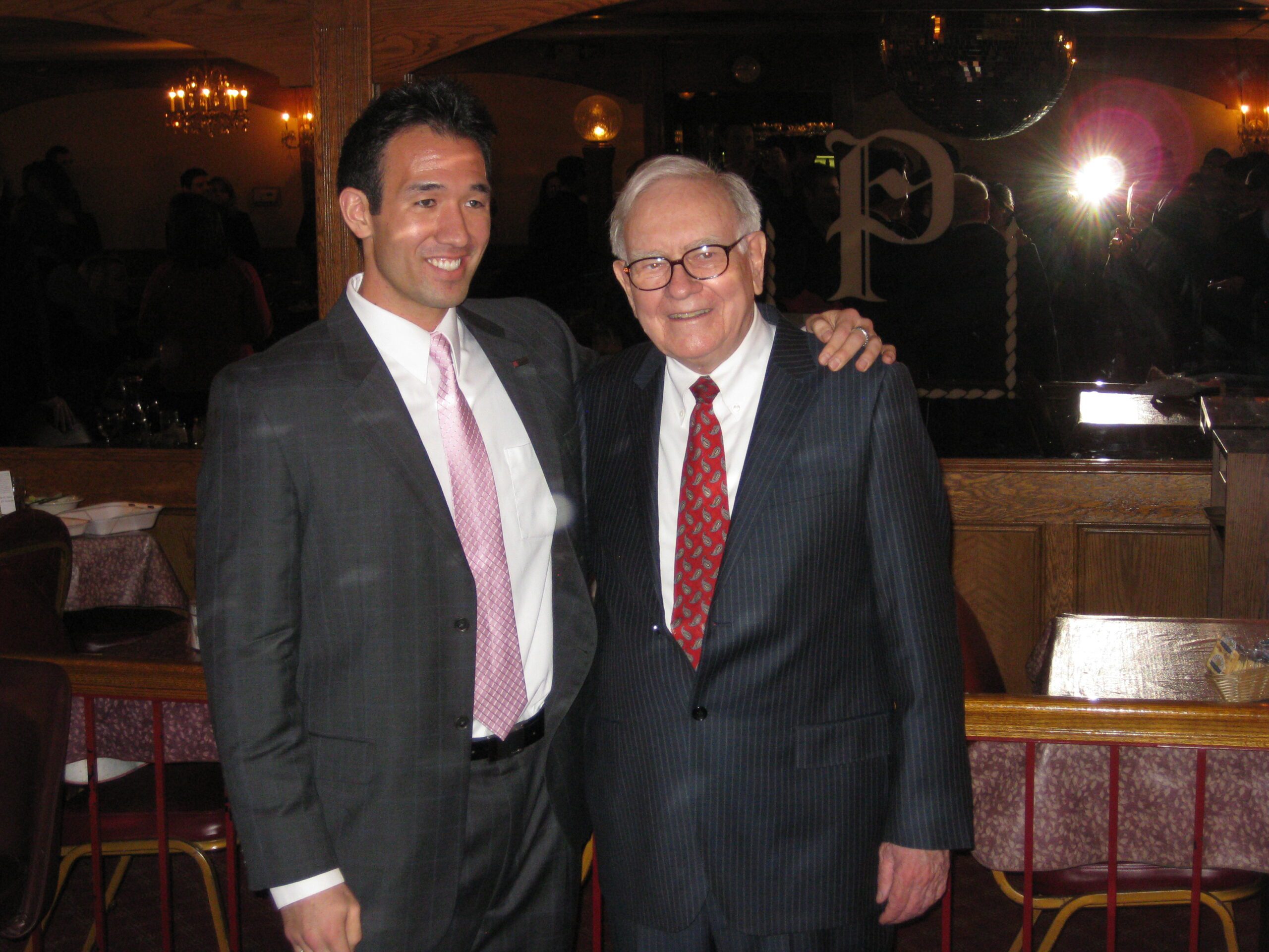 Warren Buffett with Fisher College of Business Student