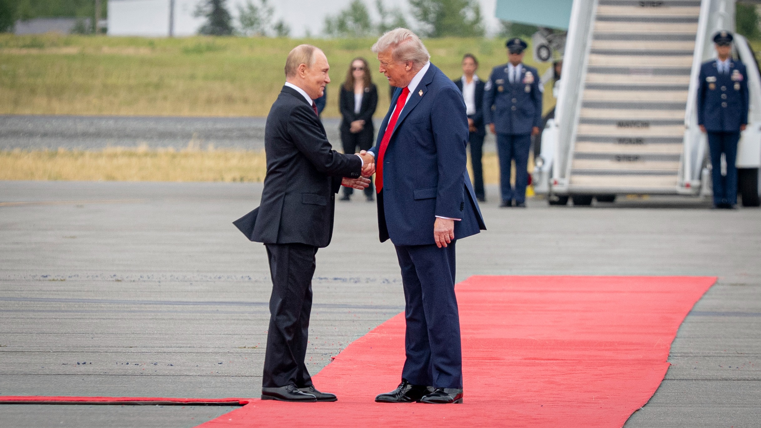 Trump, Putin Alaska Arrival (9260672)